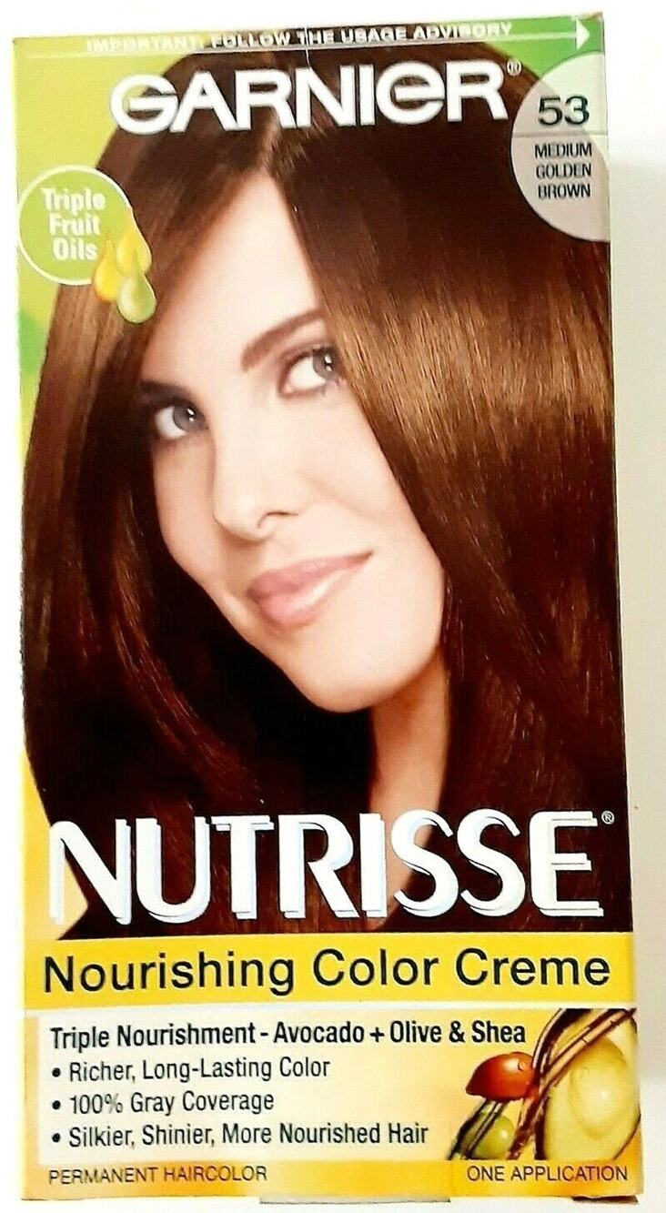Garnier Nutrisse Haircolor # 53 Chestnut Medium Golden Brown Discontinued